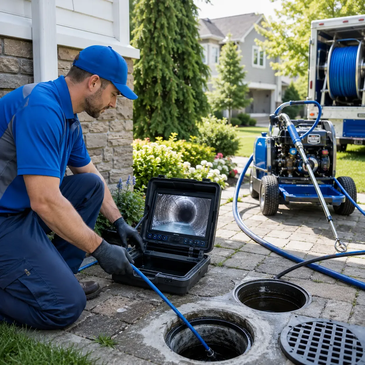 Outdoor drain cleaning professionals serving Dearborn, MI