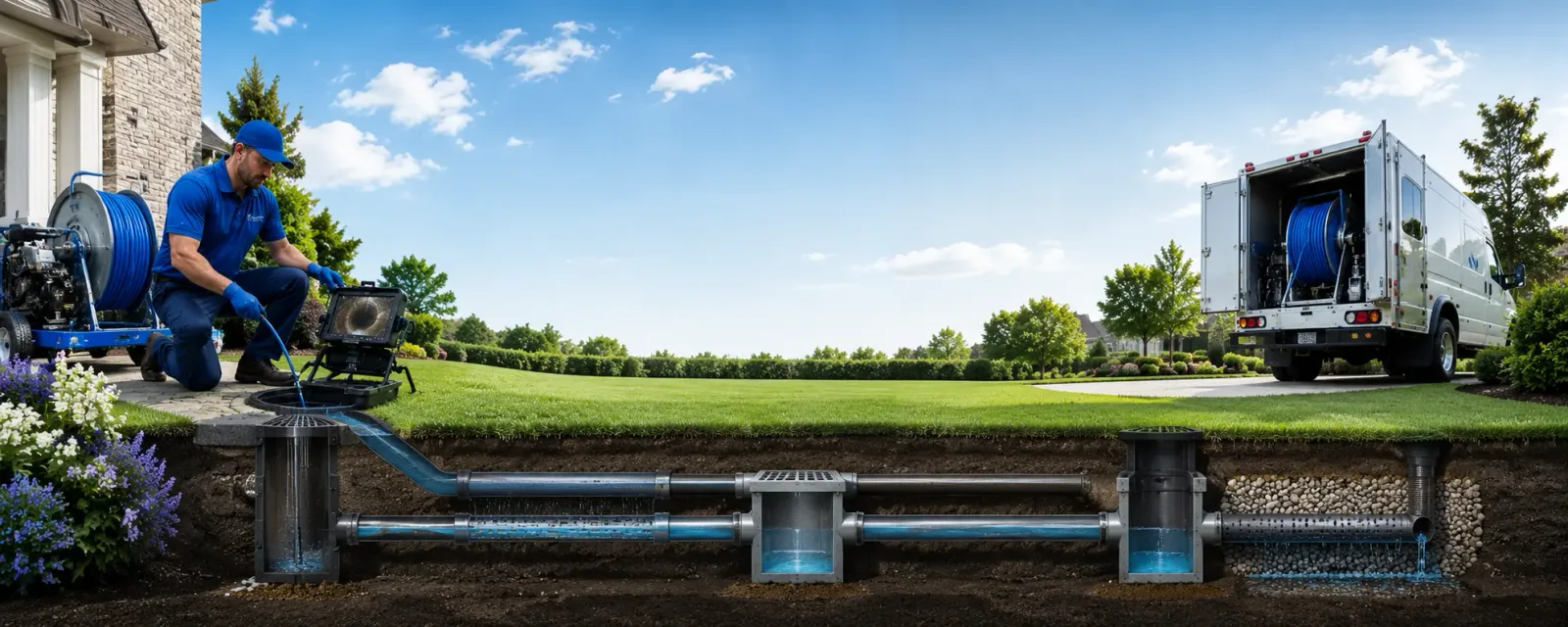 Outdoor drain cleaning information for Dearborn, MI